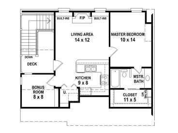 2nd Floor Plan, 006G-0096