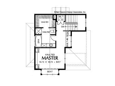 2nd Floor Plan, 034G-0014