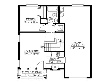 1st Floor Plan, 035G-0011