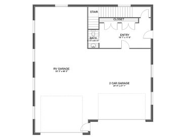 1st Floor Plan, 065G-0075