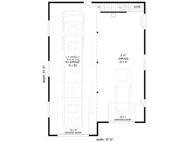 1st Floor Plan, 062G-0425