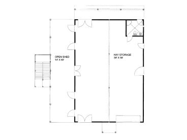 1st Floor Plan, 012B-0013