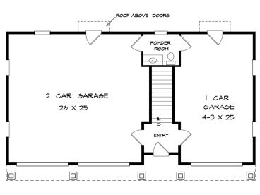 1st Floor Plan, 019G-0037