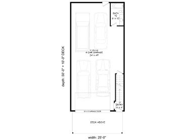 1st Floor Plan, 062G-0275
