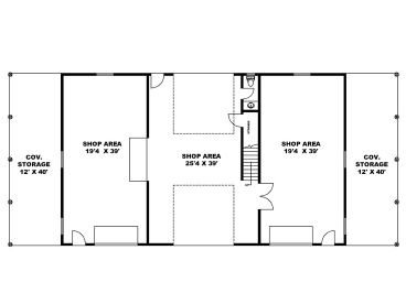 1st Floor Plan, 012B-0015