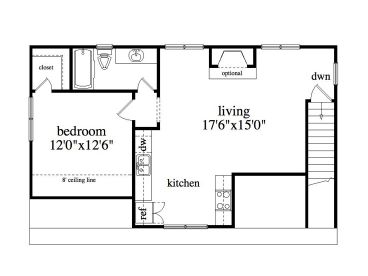 2nd Floor Plan, 053G-0008