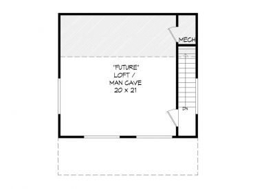 2nd Floor Plan, 062G-0028
