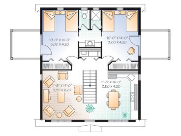 2nd Floor Plan, 027G-0001