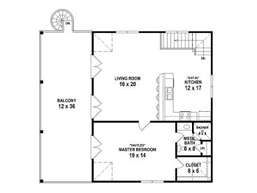 2nd Floor Plan, 006G-0119