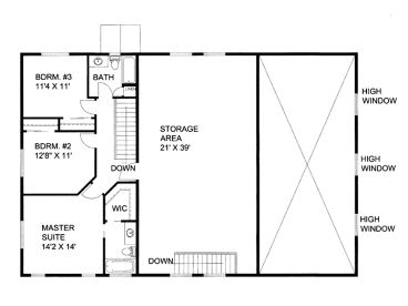 2nd Floor Plan, 012G-0052