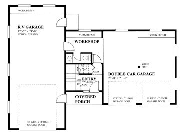 1st Floor Plan, 010G-0011