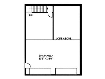 1st Floor Plan, 012G-0033