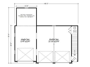 1st Floor Plan, 053G-0015