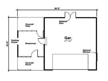 Two Car Garage Plan, 047G-0013