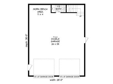1st Floor Plan, 062G-0087
