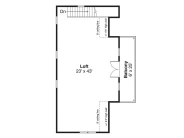 2nd Floor Plan, 051G-0100