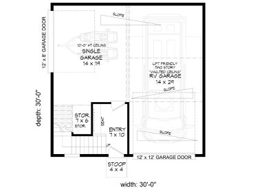 1st Floor Plan, 062G-0479