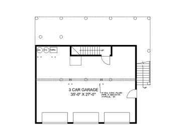 1st Floor Plan, 012G-0092