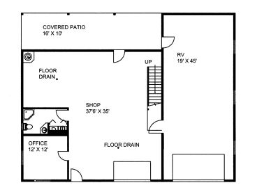 1st Floor Plan, 012G-0036