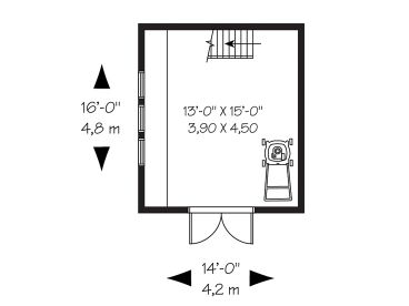 1st Floor Plan, 028S-0015