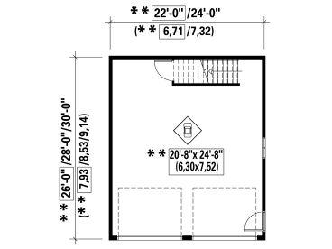 1st Floor Plan, 072G-0015
