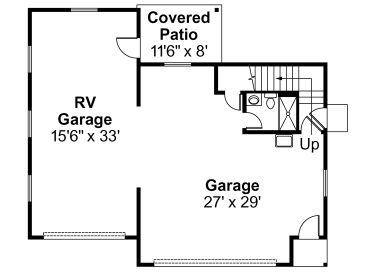 1st Floor Plan, 051G-0022