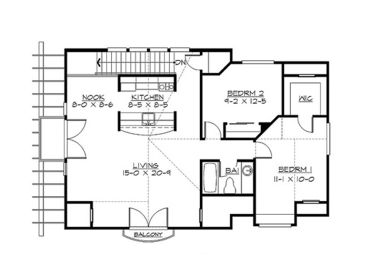 2nd Floor Plan, 035G-0016