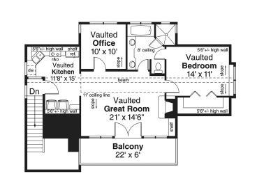 2nd Floor Plan, 051G-0069