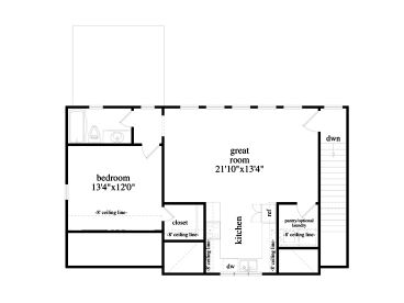 2nd Floor Plan, 053G-0015