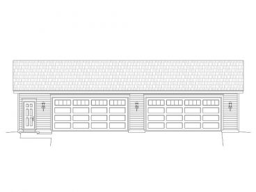 4-Car Garage Plan, 062G-0029