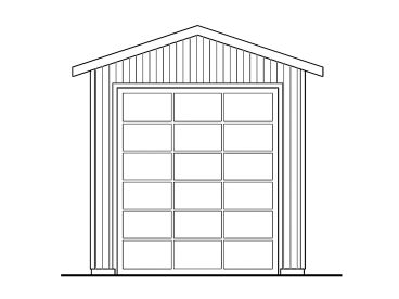 RV Garage Plan, 051G-0057