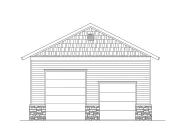 RV Garage Loft Plan, 024G-0002