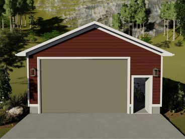 Garage Plan with Boat Storage, 065G-0014