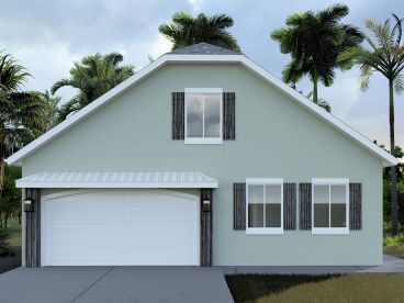 Garage and Pool House Plan, 065G-0076