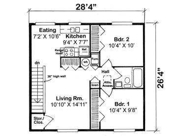 2nd Floor Plan, 047G-0015