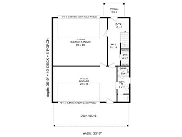 1st Floor Plan, 062G-0315