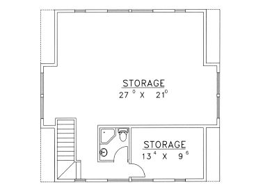 2nd Floor Plan, 012G-0026