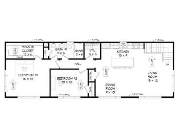 2nd Floor Plan, 062G-0293