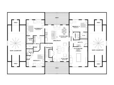 2nd Floor Plan, 087B-0001