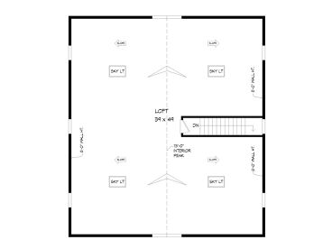 2nd Floor Plan, 062B-0024