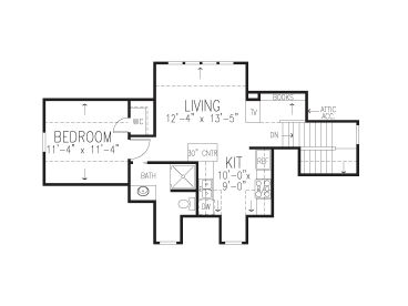 2nd Floor Plan, 054G-0007