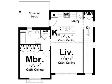 2nd Floor Plan, 050G-0110