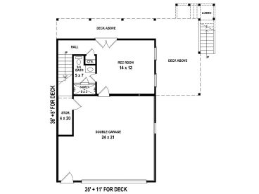 1st Floor Plan, 006G-0168