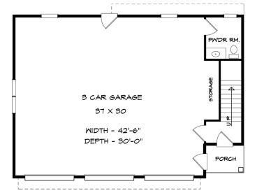 1st Floor Plan, 019G-0015
