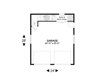 1st Floor Plan, 007G-0019