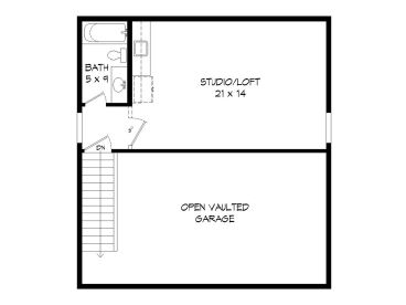2nd Floor Plan, 062G-0059