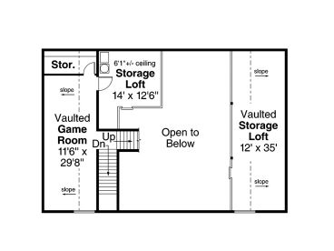 2nd Floor Plan, 051G-0106