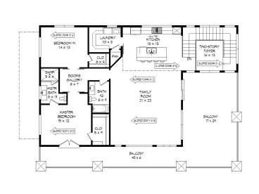 2nd Floor Plan, 062G-0161
