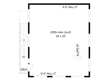 2nd Floor Plan, 062G-0214