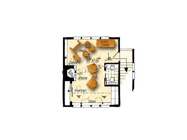 2nd Floor Plan, 066G-0010